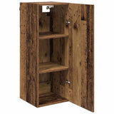 Wall Mounted Cabinet Old Wood 34.5 x 34 x 90 cm Engineered Wood 882607