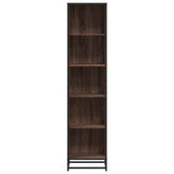 Book Cabinet Brown Oak 40x35x170.5 cm Engineered Wood 849143