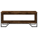 ZNTS Coffee Table Smoked Oak 100x51x40 cm Engineered Wood 848481