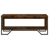 ZNTS Coffee Table Smoked Oak 100x51x40 cm Engineered Wood 848481