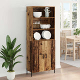 Highboard Old Wood 69.5 x 32.5 x 180 cm Engineered Wood 3415631