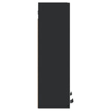 Bathroom Mirror Cabinet Black 64x20x67 cm Engineered Wood 833560