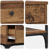Console Table Old wood 75 x 34.5 x 75 cm Engineered wood 871296