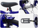 Kids Bike 16 Inches for 4-6 Years Old Dark Blue 42009371
