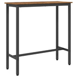 Table Old Wood 100 x 40 x 100.5 cm Engineered Wood and Steel 873742