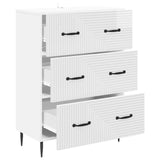 Drawer Cabinet High Gloss White 66 x 34.5 x 89.5 cm 894839