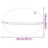 Winter Pool Pillow Blue 220 x 140 cm PVC 42024532
