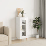 Sideboard High Gloss White 34.5x34x90 cm Engineered Wood 828782
