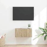 TV Wall Cabinet Sonoma 60 x 31 x 29.5 cm Engineered Wood 892193