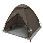 Camping Tent Dome 2-Person Brown Waterproof 4009634
