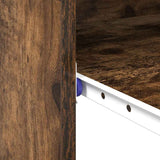 Desk with Drawer Smoked Oak 77.5 x 43 x 79 cm Engineered Wood 869518