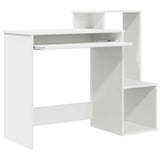 Desk White 106 x 41 x 88.5 cm Engineered Wood 869466