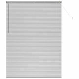 Venetian Blinds Height Adjustable Silver 220 x 155 cm Aluminium 42005958