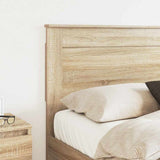 Headboard with Headboard Concrete Grey 140 cm Engineered Wood 887452