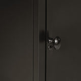 Bathroom Cabinet 40x27x180 cm Iron and Solid Wood Mango 3217108