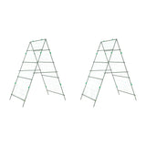 Garden Trellises for Climbing Plants 2 pcs A-Frame Steel 3281497