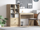 Desk with Drawer with Shelf with Storage 2 pcs Sonoma Oak 3337307