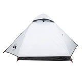 ZNTS Camping Tent Dome 2-Person White Blackout Fabric Waterproof 94326