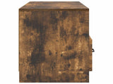 TV Cabinet Smoked Oak 102 x 34.5 x 47 cm Engineered Wood 895830