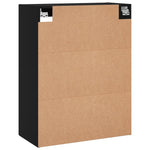 Wall Mounted Cabinets 2 pcs Black Engineered Wood 3197922