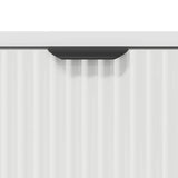 Bedside Table White 63.5 x 36 x 61 cm Engineered wood 883464
