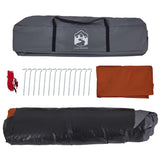Camping Tent Dome 4-Person Grey and Orange Quick Release 4004244