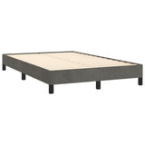 Bed Frame without Mattress Dark Grey 120x190 cm Small Double Velvet 3269626