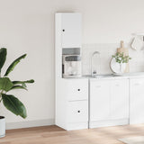 Kitchen Cabinet White 35x50x180 cm Engineered Wood 840758
