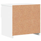 Bedside Cabinets 2 pcs High Gloss White 40x30x39 cm Engineered Wood 803456