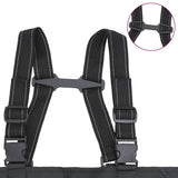 Chest Waders with Boots and Belt Black Size 46 4017007
