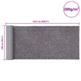Non-slip Painter Fleeces 2 pcs 25 m 280 g/m Grey 3324778