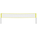 Volleyball Net Yellow and Black 823x244 cm PE Fabric 93744
