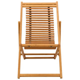 Deck Chair 3 Position Solid Eucalyptus Wood Natural 42024926
