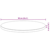 Table Top Round 90x4 cm Solid Wood Acacia 4008705