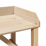 Potting Table Natural 75 x 40 x 90 cm Solid pine wood 4012187