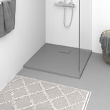 Shower Base Tray SMC Grey 80x80 cm 148930