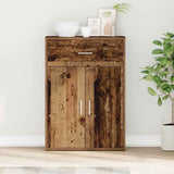 Sideboard with Drawer Old Wood 60 x 30 x 84 cm Engineered Wood 871425