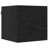 TV Cabinet Set 6 pcs 60 x 30 x 30 cm Black Oak Engineered Wood 3438612