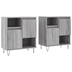 Sideboards 2 pcs Grey Sonoma Engineered Wood 3190131