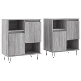 Sideboards 2 pcs Grey Sonoma Engineered Wood 3190131
