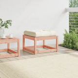 Garden Footstool with Cushions Solid Wood Douglas 844702