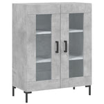 Highboard Concrete Grey 69.5x34x180 cm Engineered Wood 3199621