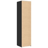 Highboard Black 45x42.5x185 cm Engineered Wood 3281407