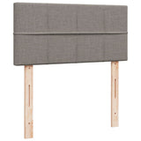 Box Spring Bed with Mattress Taupe 90x200 cm Fabric 3285775