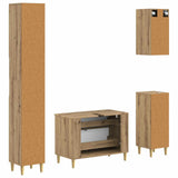 4 Piece Bathroom Cabinet Set ARNHEM Artisan Oak Engineered Wood 3417935