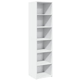 Highboard White 45x41x185 cm Engineered Wood 3281673
