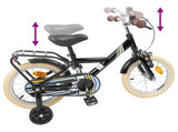 Kids Bike 14 Inches for 3-5 Years Old Black 42009484