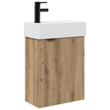 Bathroom Vanity Unit with Tap Artisan Oak 45.5 x 22.5 x 84 cm 889432