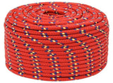 Multipurpose Utility Rope 14 mm 100 m Red PP 1275 kg Max Load 3473096