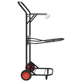 Saddle Trolley Foldable Black Steel 172502